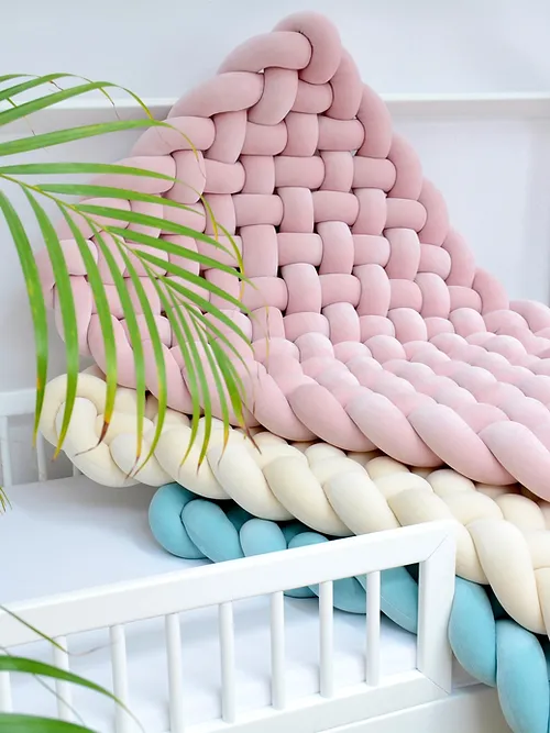 Velvet gevlochten speelmat / matras / playmat