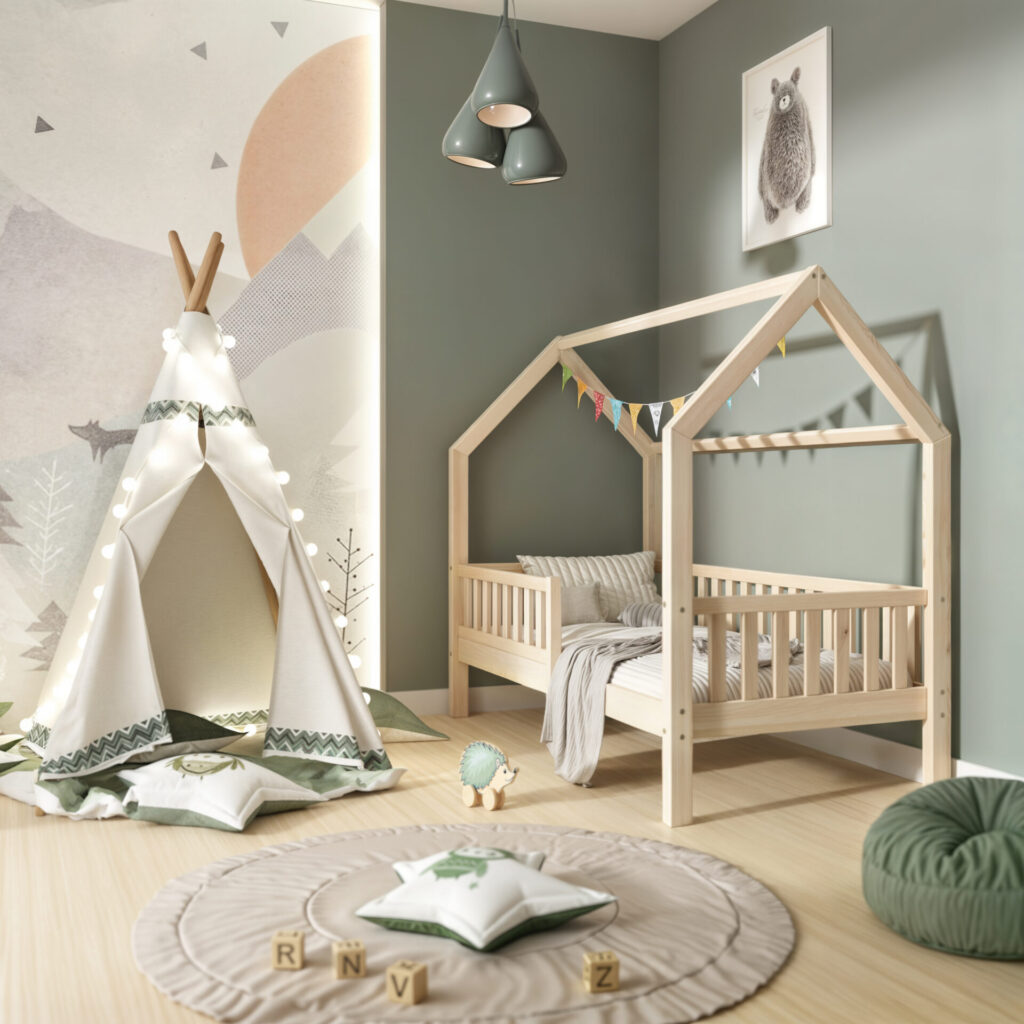 Jak urządzić pokój dziecięcy w stylu Montessori z wykorzystaniem drewnianych mebli