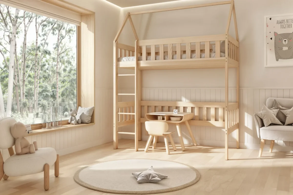 Stapelbed voor kinderen LUCIA