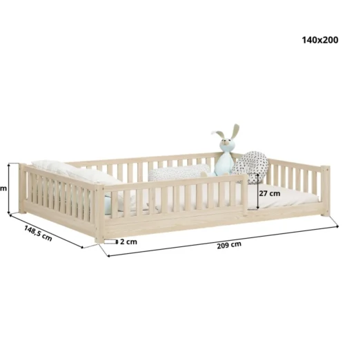 Montessori vloerbed ABETE XL (Snelle verzending 48u)