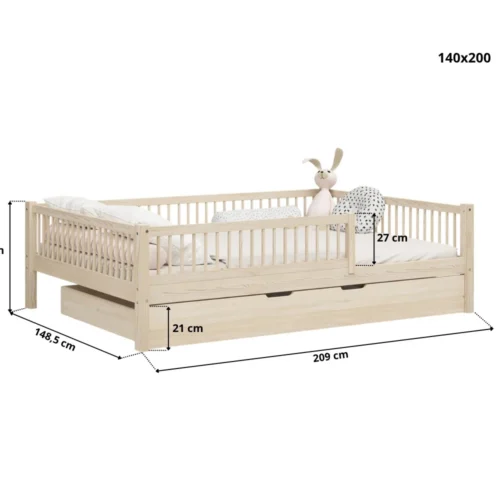 Kinderbed SALICE XL met lade