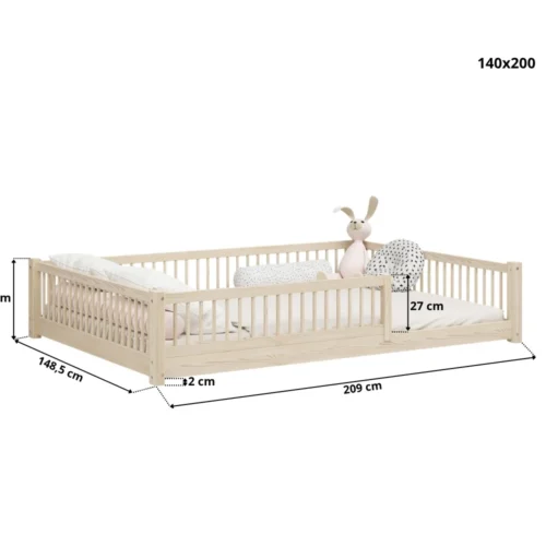 Montessori vloerbed SALICE XL